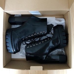 Lace-up Ankle Booties